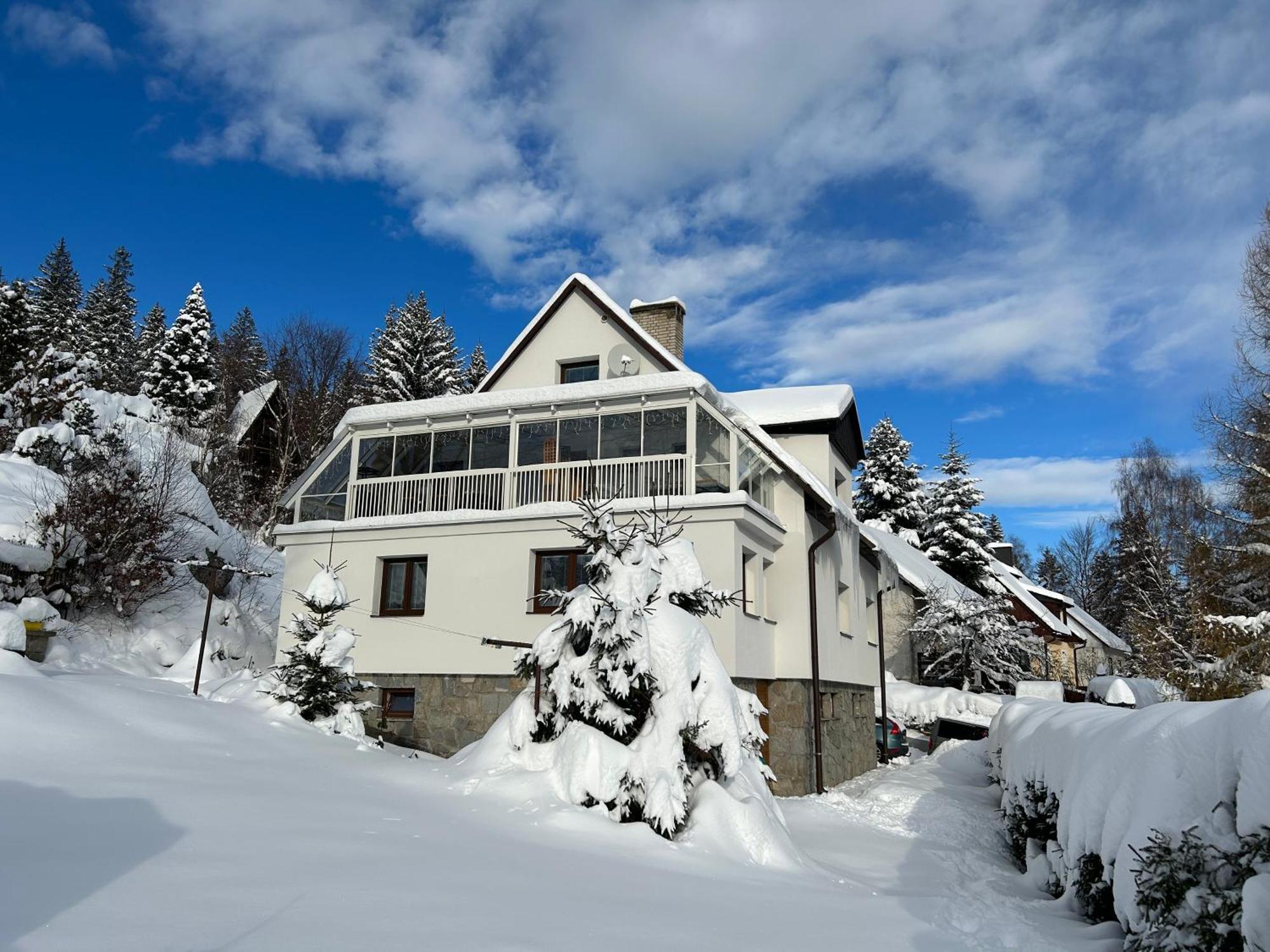 Apartmány u vleku Karlova Studánka Esterno foto